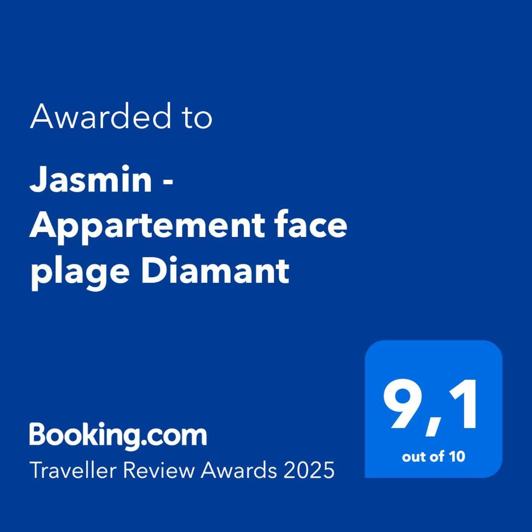 Jasmin - Appartement Face Plage Diamant Le Diamant Exterior foto
